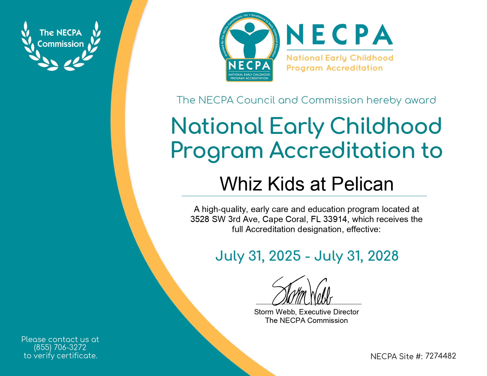 Necpa whiz-kids at fort myers corp