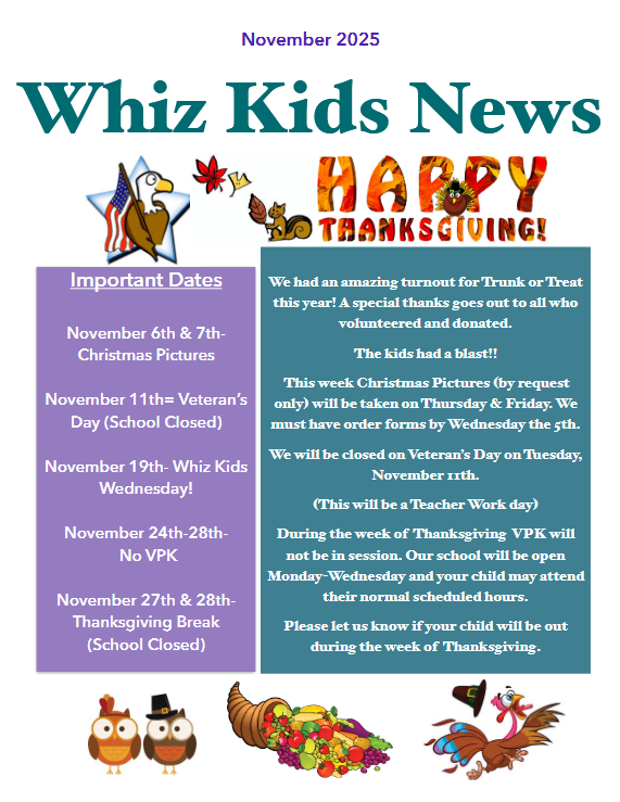 November Newsletter