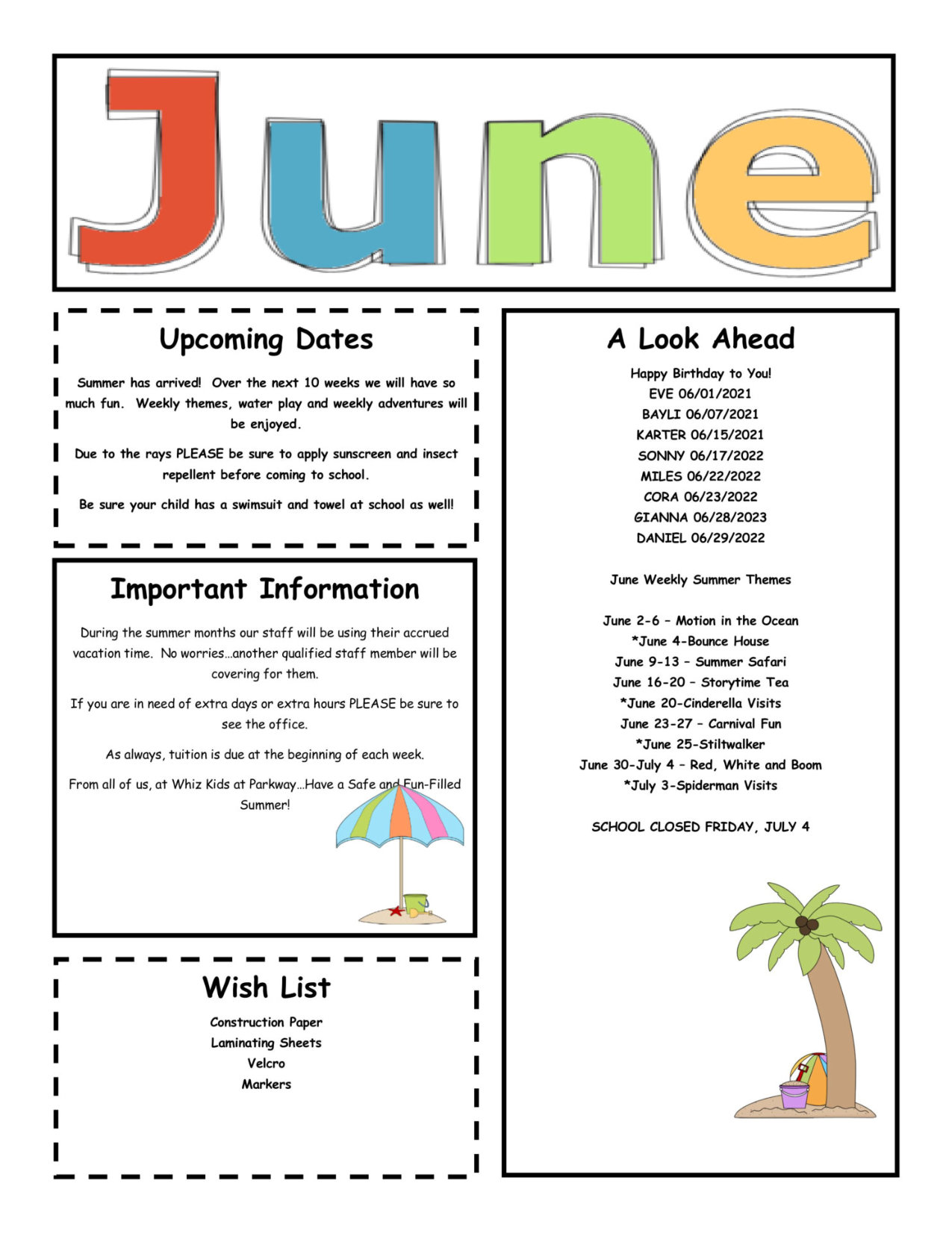 June Newsletter
