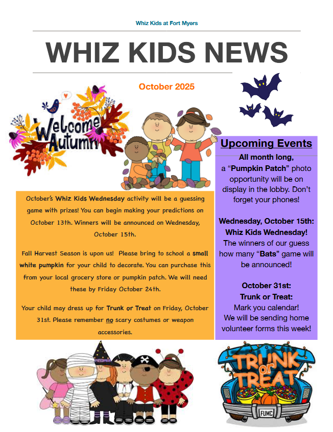 October Newsletter