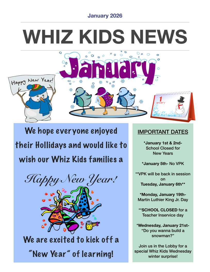 January Newsletter