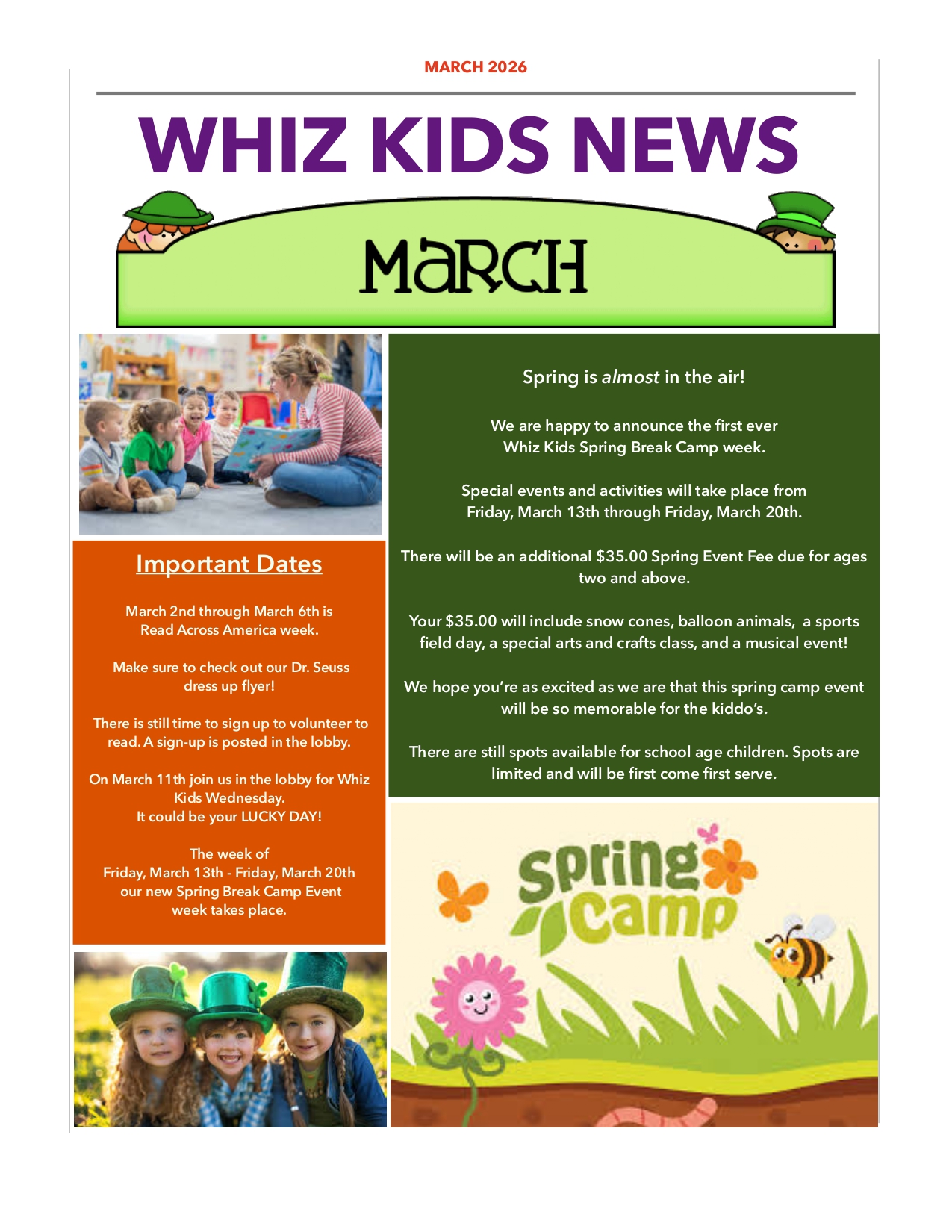 March Newsletter