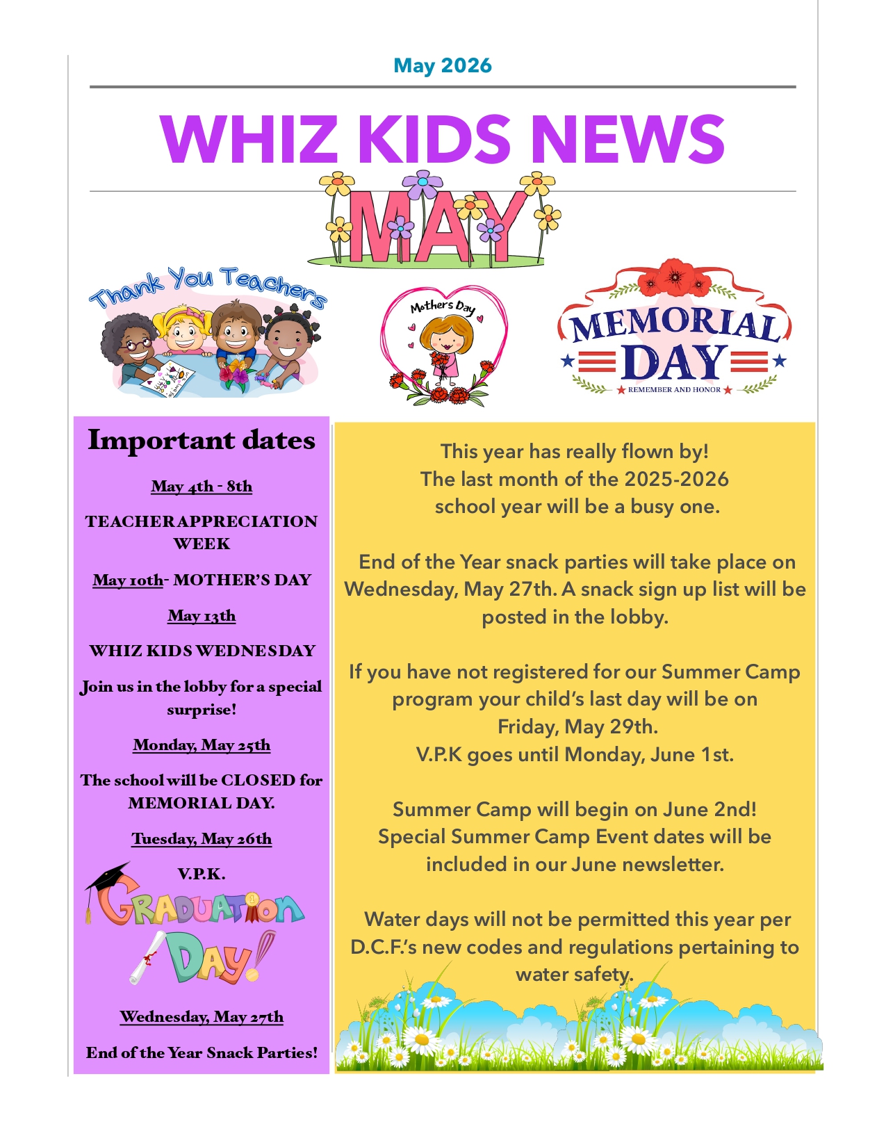 May Newsletter