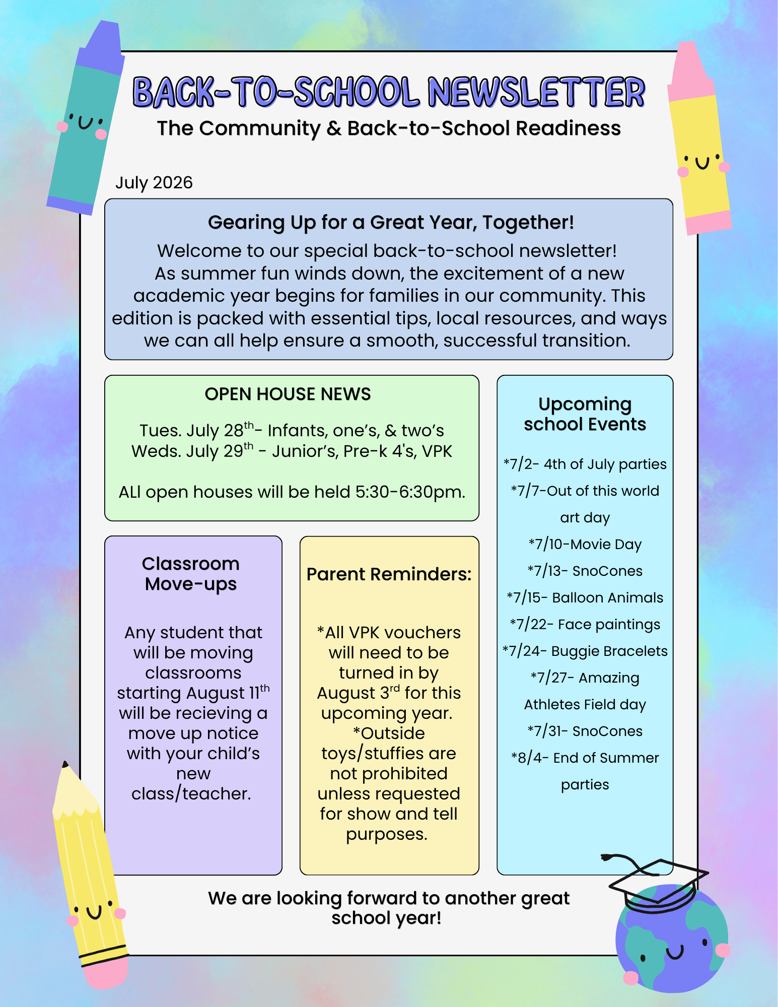 July Newsletter